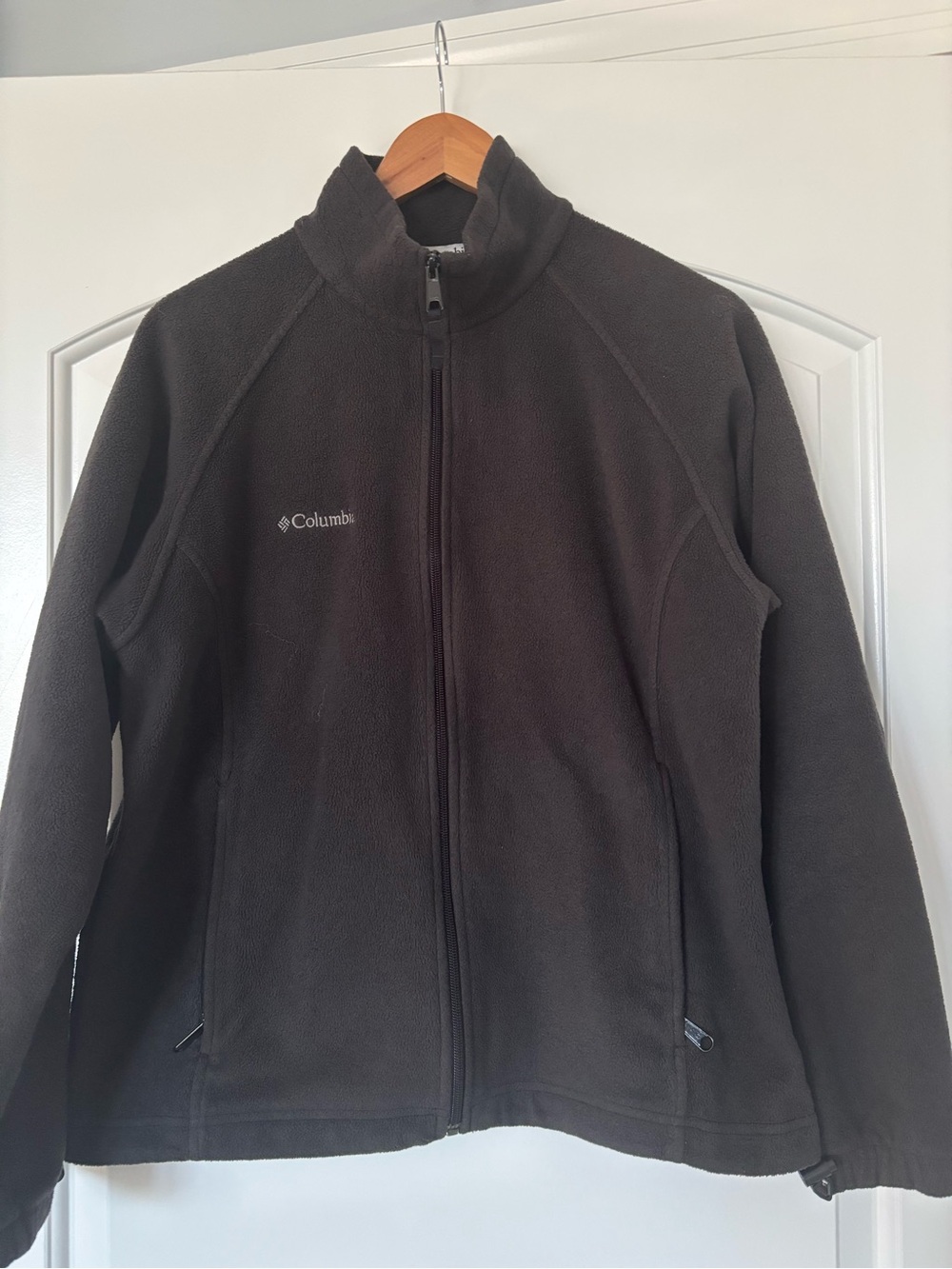 Columbia Women's Benton Springs Full Zip Fleece Jacket Charcoal Gray Charcoal